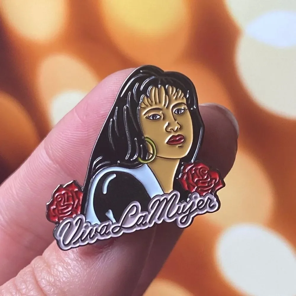 Selena Enamel Pin/ Brooch